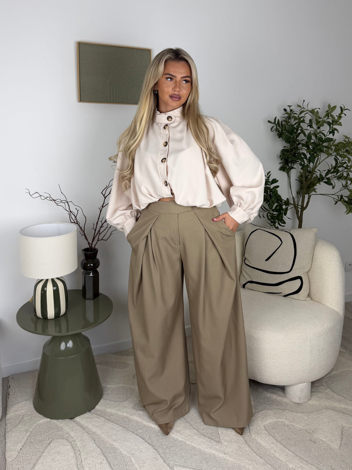 PANTALON LIANA TAUPE