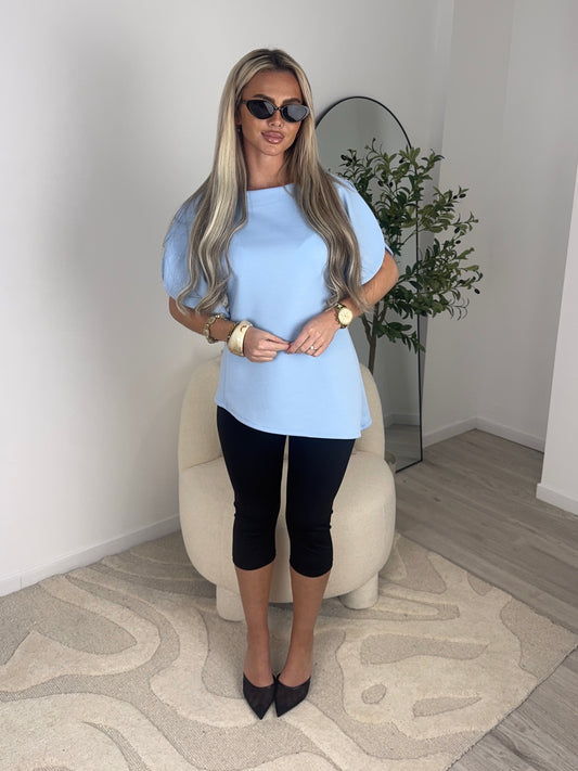 HAUT ZAYA (beige/bleu)