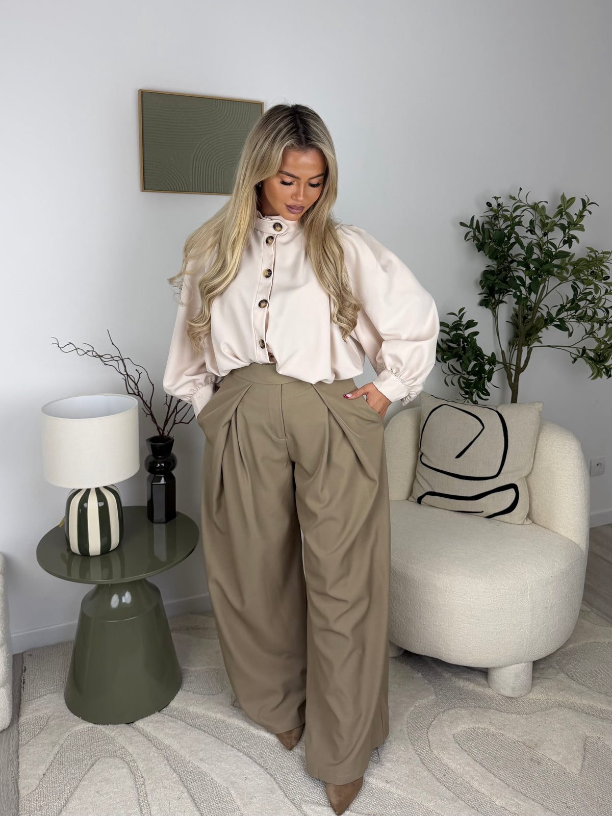 PANTALON LIANA TAUPE