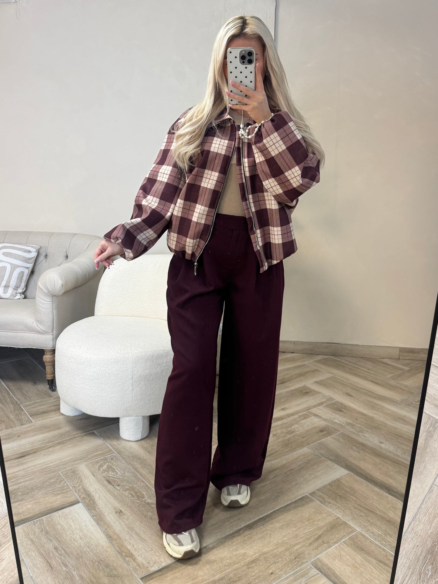PANTALON BURGUNDY