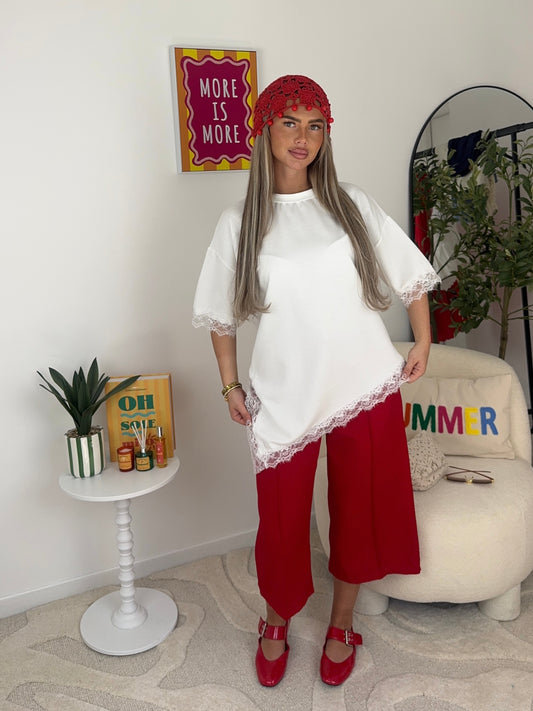 T-SHIRT LIA (rouge/bleu/blanc) ￼