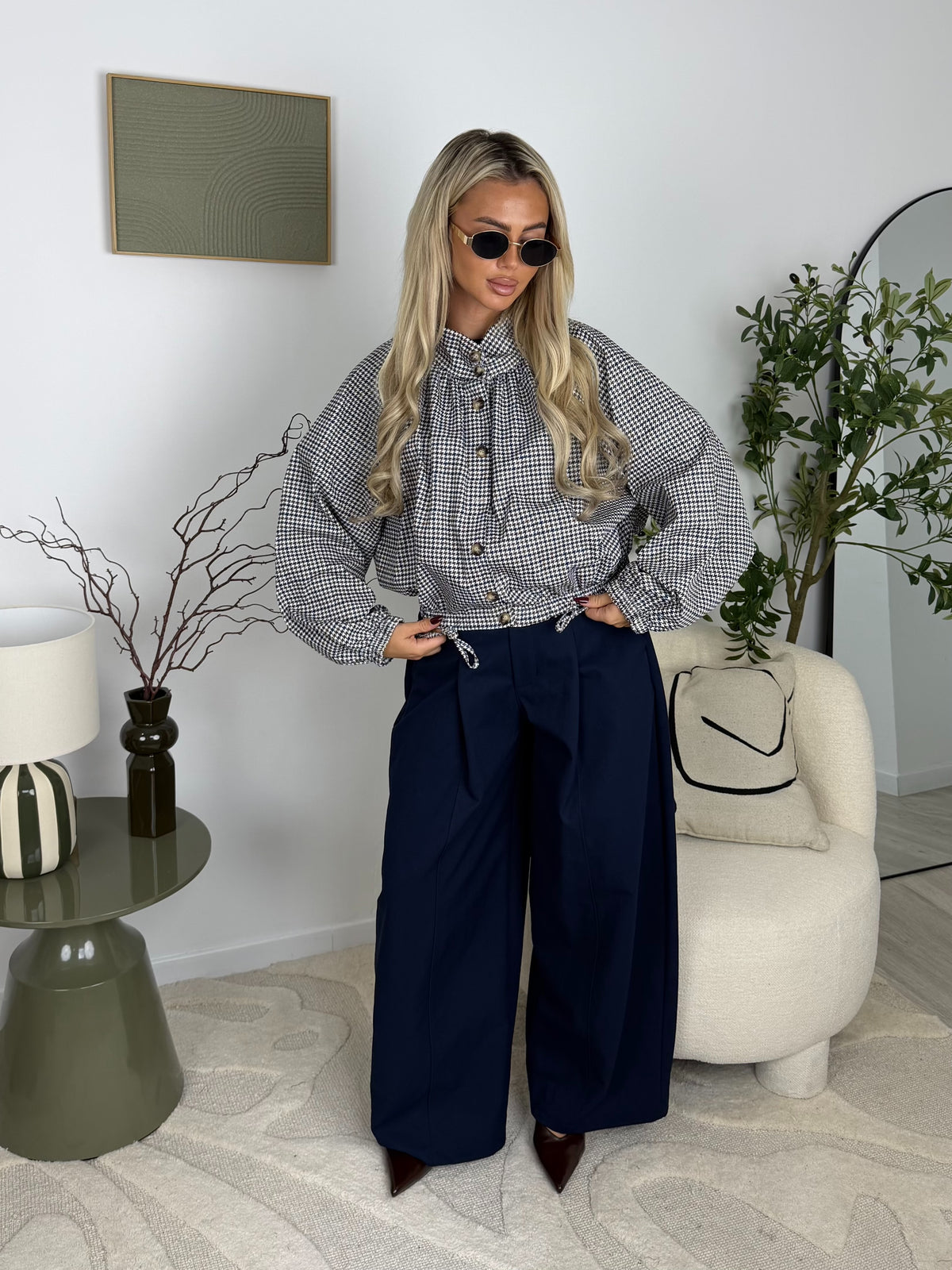 VESTE LOUISE (marron ou bleu)