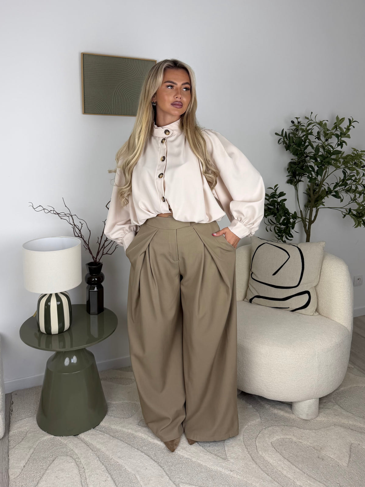 PANTALON LIANA TAUPE