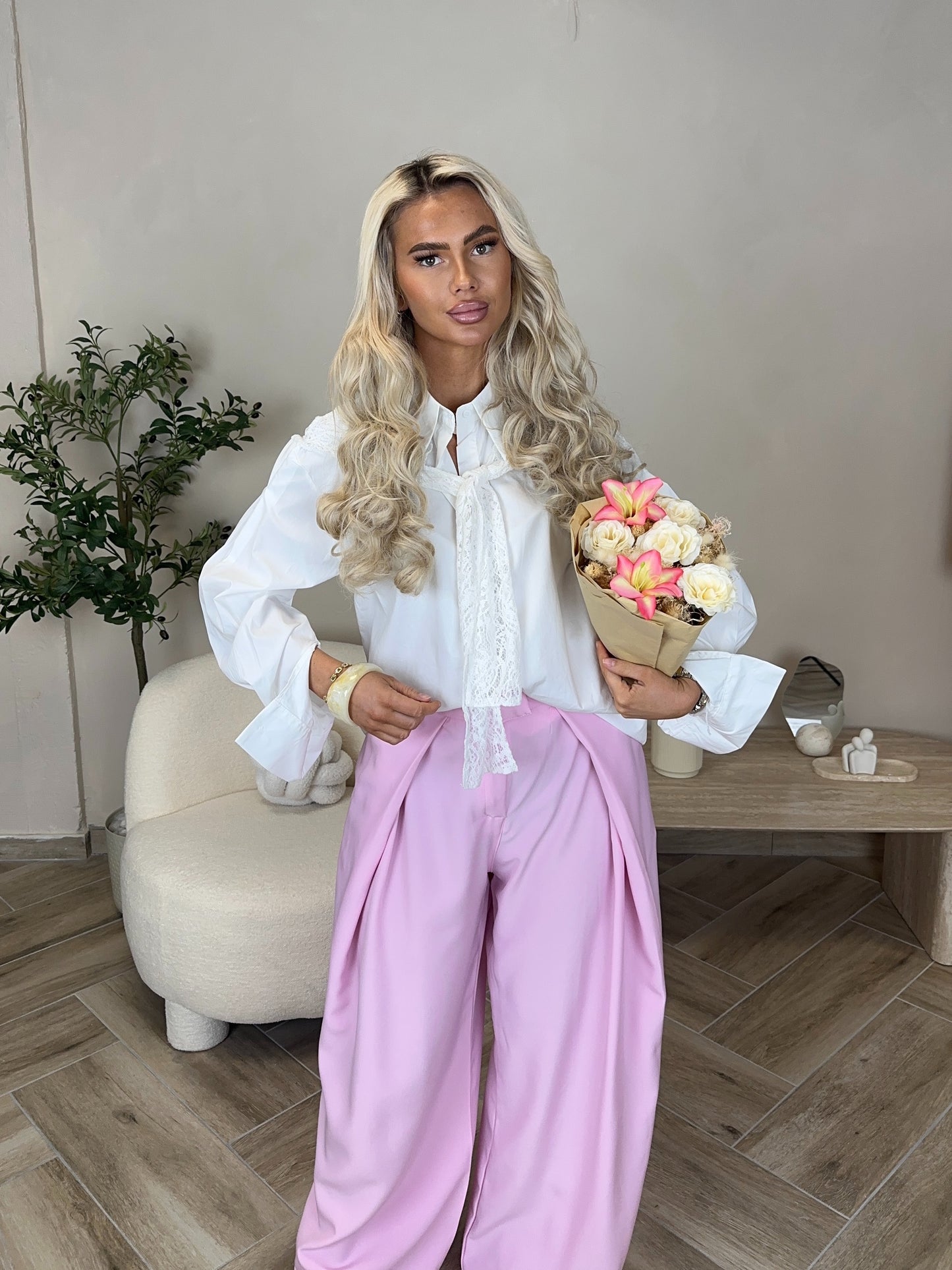 CHEMISE DENTELLE BLANCHE